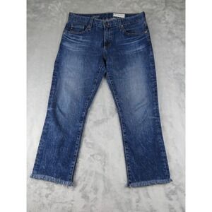 AG Adriano Goldschmied Nolan Ankle Jeans Women 27R Blue Relaxed‎ Slim